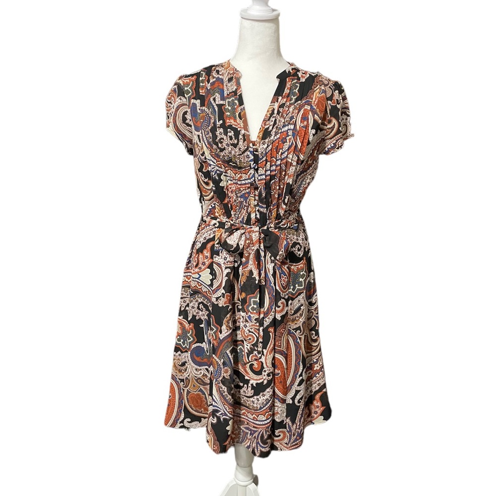 JBS brown & black dress, Size 6